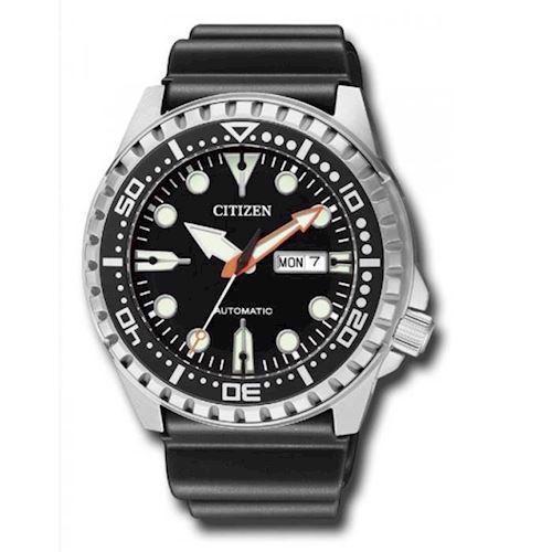 Image of mat rustfri stål Automatic Diver Automatic caliber 8200 Herre ur fra Citizen